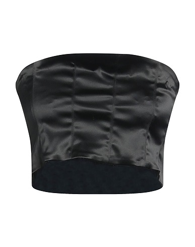 CLIPS Top Black 65% Acetate, 29% Polyamide, 6% Elastane