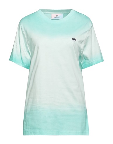 CHIARA FERRAGNI T-shirt Turchese 100% Cotone