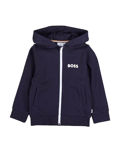 BOSS Sweatshirt Midnight blue 87% Cotton, 13% Polyester, Elastane