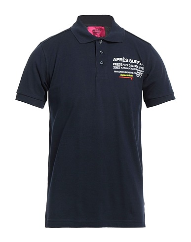 APRÈS SURF Polo Blu notte 95% Cotone, 5% Elastan