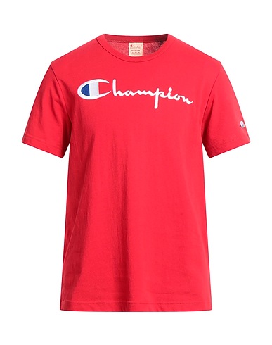 CHAMPION REVERSE WEAVE T-shirt Rouge 100% Coton