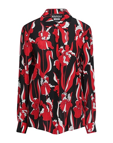BOUTIQUE MOSCHINO Floral shirts & blouses Red 100% Silk