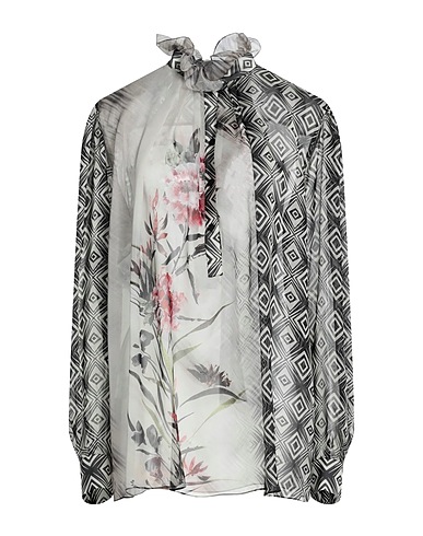 ALBERTA FERRETTI Silk top Grey 100% Silk