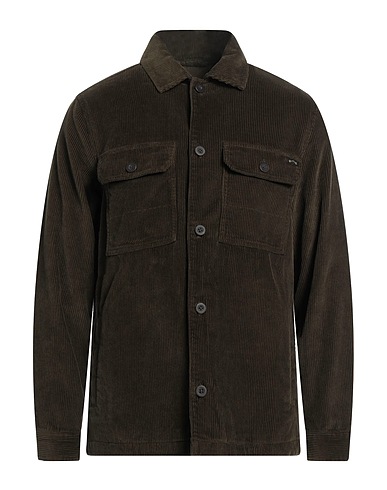 BILLABONG Solid colour shirt Dark green 100% Cotton