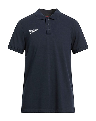 SPEEDO Polo shirt Midnight blue 65% Polyester, 35% Cotton