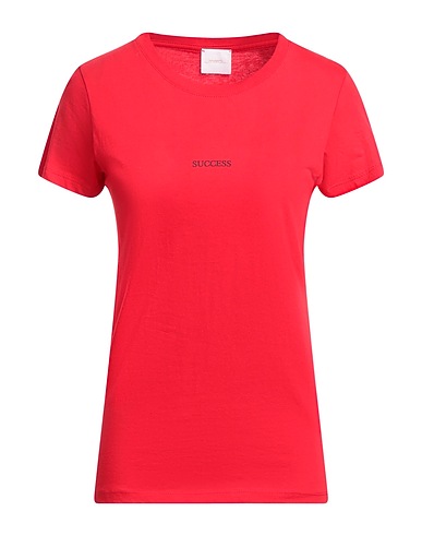 MERCI ITALIA Basic T-shirt Red 100% Cotton