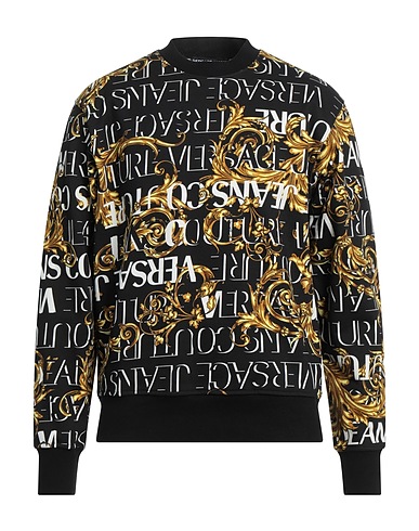 VERSACE JEANS COUTURE Sweatshirt Black 100% Cotton