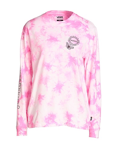 VANS T-shirt FAR FUTURE WASH LS BFF
 Fuchsia 100% Cotton