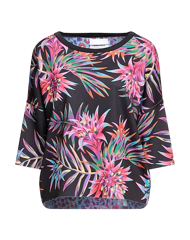 BRAND UNIQUE T-shirt Black 95% Polyester, 5% Elastane