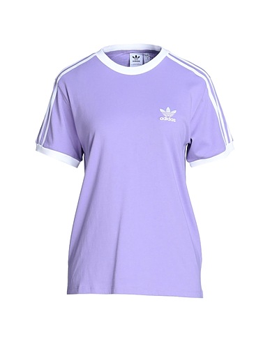 ADIDAS ORIGINALS T-shirt ADICOLOR CLASSICS 3 STRIPES TEE
 Mauve 100% Cotton
