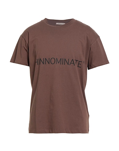 HINNOMINATE T-shirt Marrone 100% Cotone