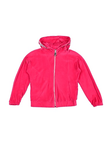 KHRISJOY Hooded track jacket  Fuchsia 80% Cotton, 20% Polyamide