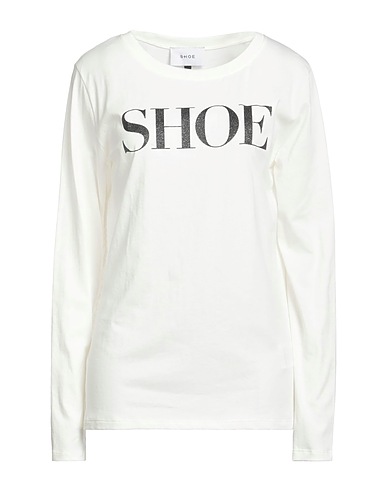 SHOE T-shirt White 100% Cotton