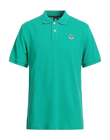 NORTH SAILS Polo shirt Emerald green 100% Cotton