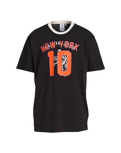 PUMA T-shirt PUMA x RHUIGI Graphic Tee
 Black 100% Cotton