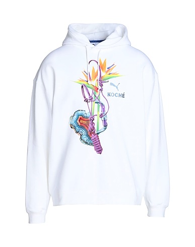 PUMA x KOCHÉ Hooded track jacket  PUMA x KOCHÉ Hoodie
 White 100% Cotton