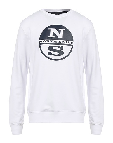 NORTH SAILS Felpa Bianco 100% Cotone