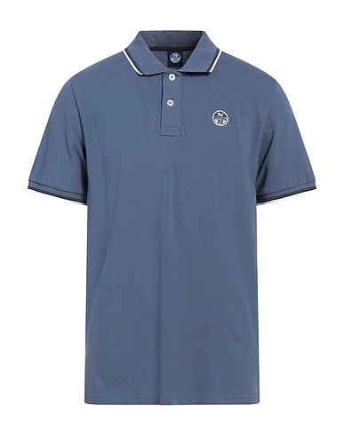 NORTH SAILS Polo shirt Slate blue 100% Cotton