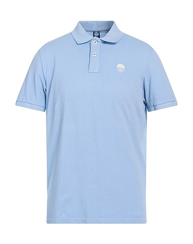 NORTH SAILS Polo shirt Light blue 100% Cotton