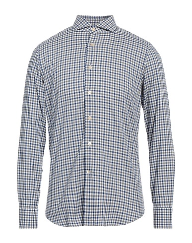 ALESSANDRO GHERARDI Checked shirt Grey 100% Cotton