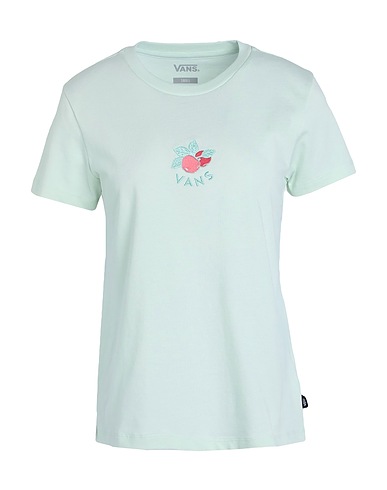 VANS T-shirt APPLE VANS CREW
 Light green 100% Cotton