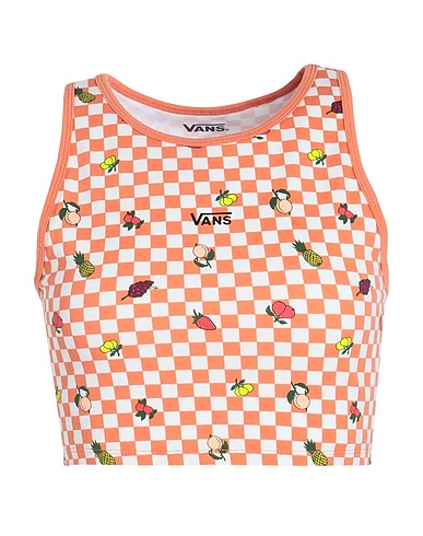 VANS Crop top LONGLINE RACERBACK PRINT BRALETTE
 Rust 92% Cotton, 8% Elastane