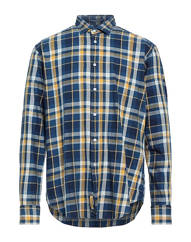 B.D.BAGGIES Kariertes Hemd Marineblau 100% Baumwolle