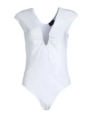 GIORGIO ARMANI TOPS & TEES Light grey 92% Viscose, 8% Elastane