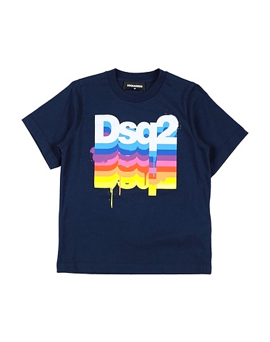 DSQUARED2 T-shirt Midnight blue 100% Cotton