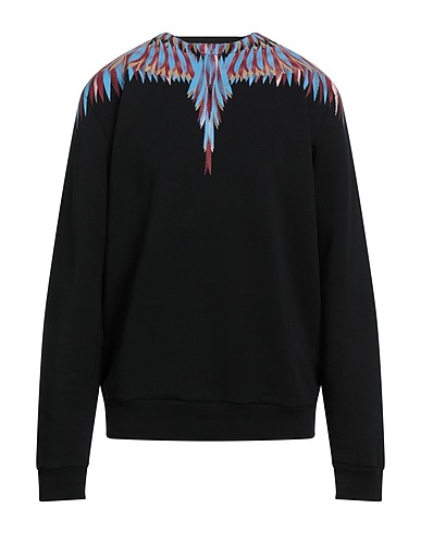 MARCELO BURLON Sweatshirt Black 100% Cotton