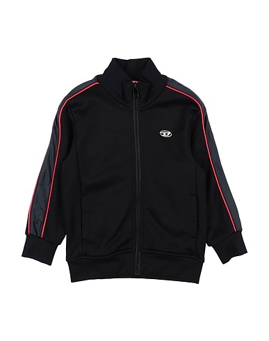 DIESEL Sweatshirt Black 55% Polyamide, 45% Cotton, Elastane