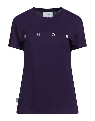 SHOE T-shirt Violet 100% Coton
