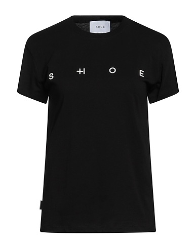 SHOE T-shirt Black 100% Cotton