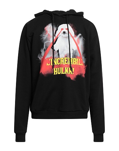 PHOBIA ARCHIVE Hooded track jacket  Black 100% Cotton