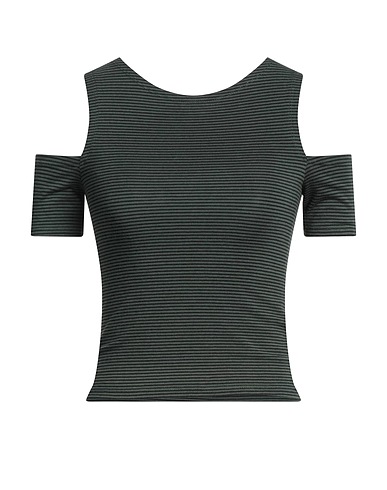 SUBDUED T-shirt Dark green 97% Cotton, 3% Elastane
