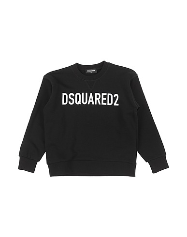 DSQUARED2 Sweatshirt Black 100% Cotton, Elastane