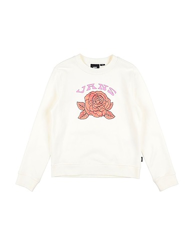 VANS Sweatshirt ROSE CAMO CREW
 Ivory 100% Cotton