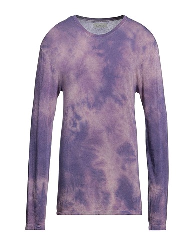 LANEUS T-shirt Purple 72% Viscose, 24% Cashmere, 4% Polyamide