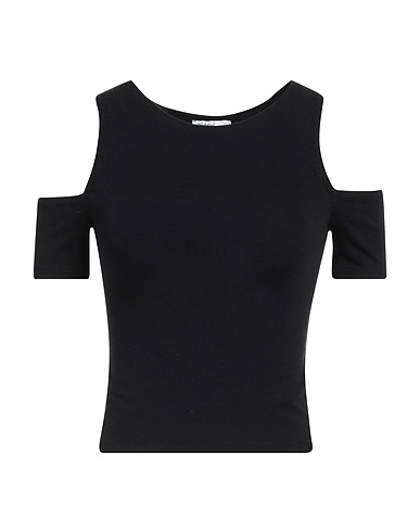SUBDUED T-shirt Black 95% Cotton, 5% Elastane