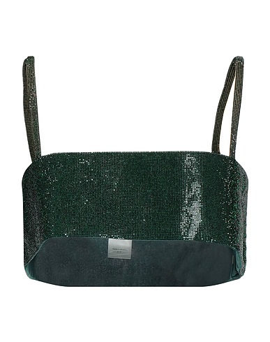 NUÉ Silk top Dark green 100% Silk