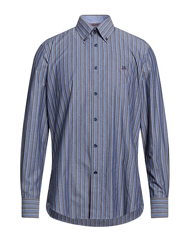 HARMONT & BLAINE | Blue Men‘s Striped Shirt | YOOX