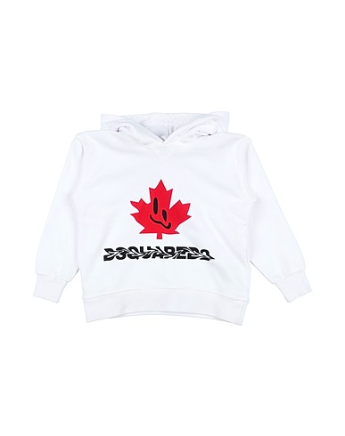 DSQUARED2 Sweatshirt White 100% Cotton, Elastane