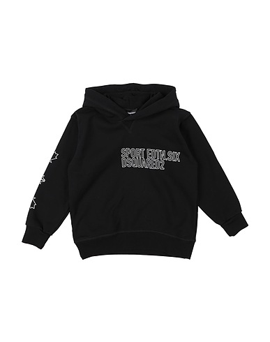 DSQUARED2 Felpa Nero 100% Cotone