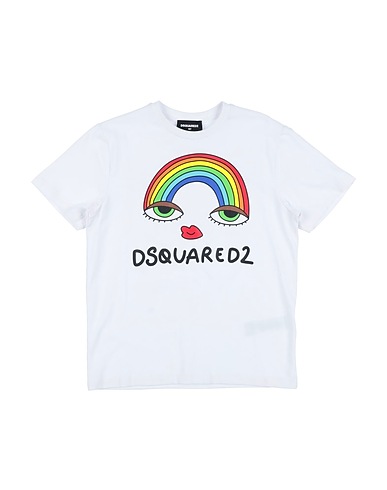 DSQUARED2 T-shirt White 95% Cotton, 5% Elastane