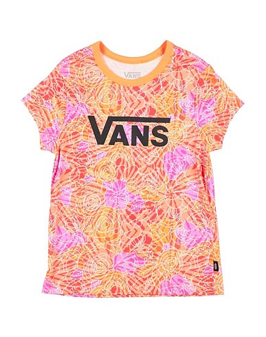 VANS T-shirt ROSE CAMO PRINT MINI TEE
 Salmon pink 100% Cotton