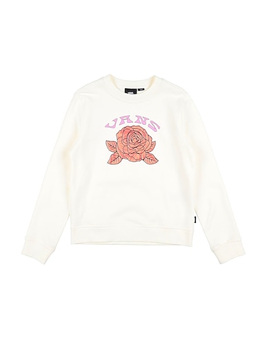 VANS Sweatshirt ROSE CAMO CREW  Ivory 100% Cotton