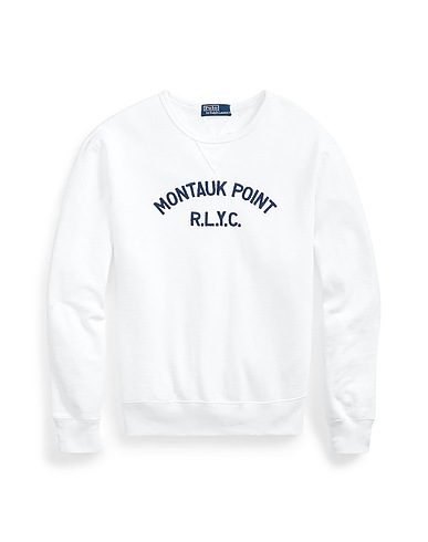 POLO RALPH LAUREN Sweatshirt MONTAUK POINT SWEATSHIRT
 White 87% Cotton, 13% Polyester