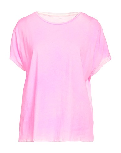 MAJESTIC FILATURES Basic T-Shirt Pink 94% Cotton, 6% Elastane