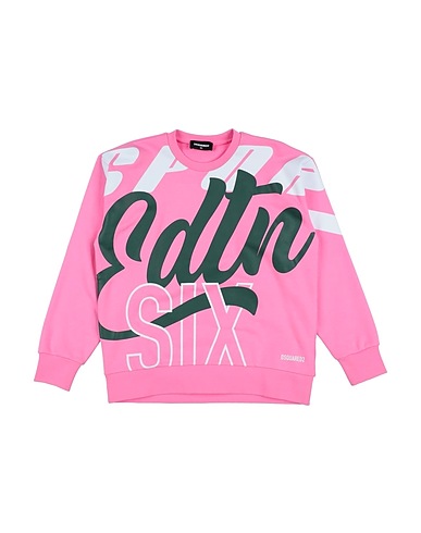 DSQUARED2 Felpa Rosa 100% Cotone, Elastan