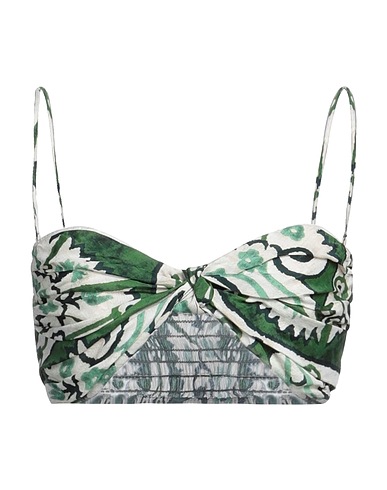 JOHANNA ORTIZ Top Green 100% Cotton